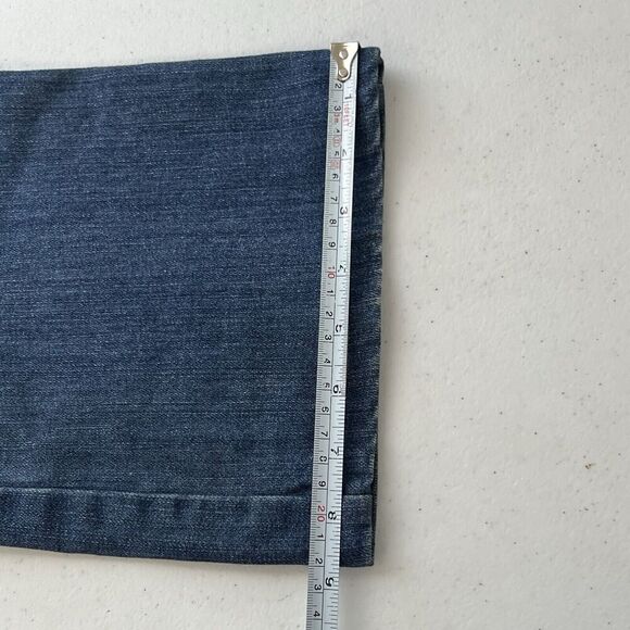 Oscar‎ De La Renta Womens Sz 6 Wide leg Jeans Medium Wash Denim - Picture 15 of 15